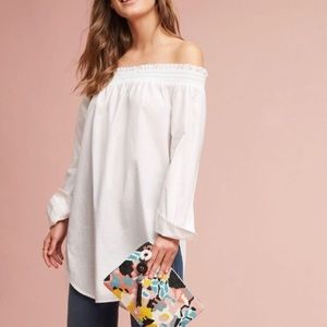 Anthropologie off the shoulder top